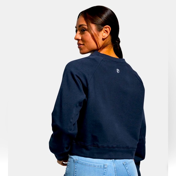 Born Primitive Tops - Born Primitive Cropped Crew Sweatershirt Size L Blueberry Color🫐